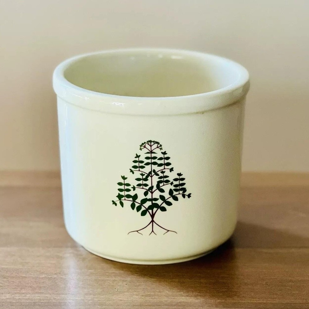 Vintage Pottery Crock Christmas Tree By Halcyon Gardens. Made In USA.‎ GUC